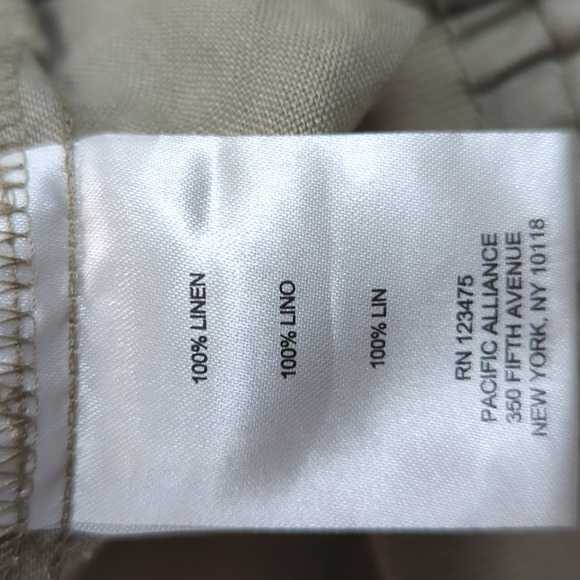 Linen joggers, size S ,( feels like M) - Picture 4 of 5